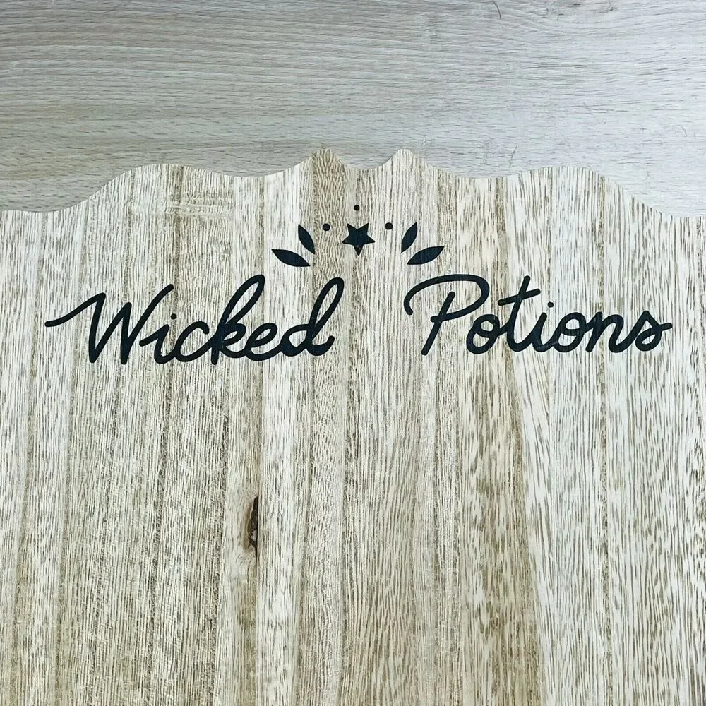 Target Wicked Potions Halloween Wood Shelf Decor Decorations